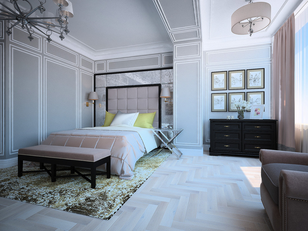 Спальня в загородном доме в Тарасовке