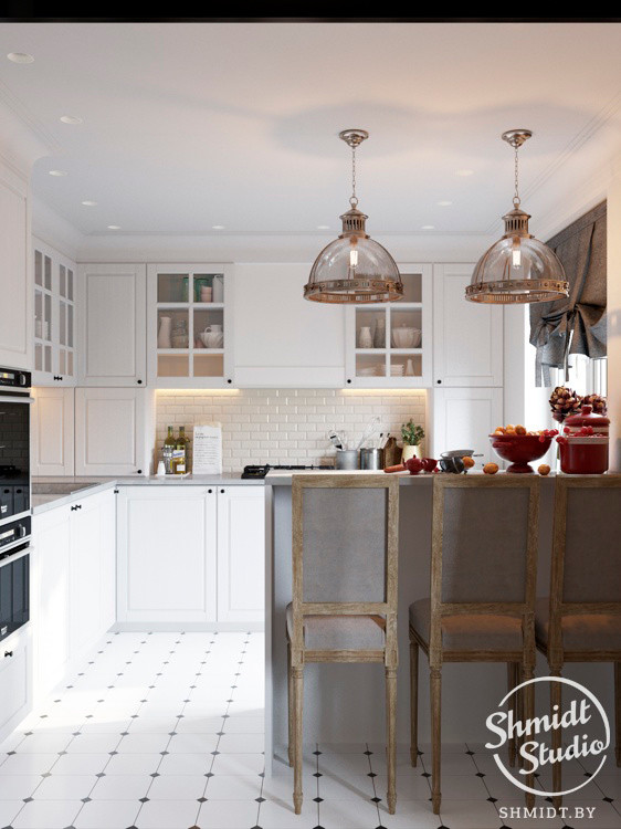 Проект интерьера "Искусный", Минск, 80м.кв