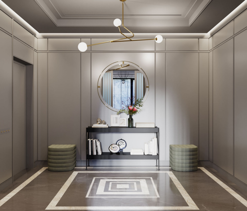 Современный интерьер с элементами скандинавского дизайна