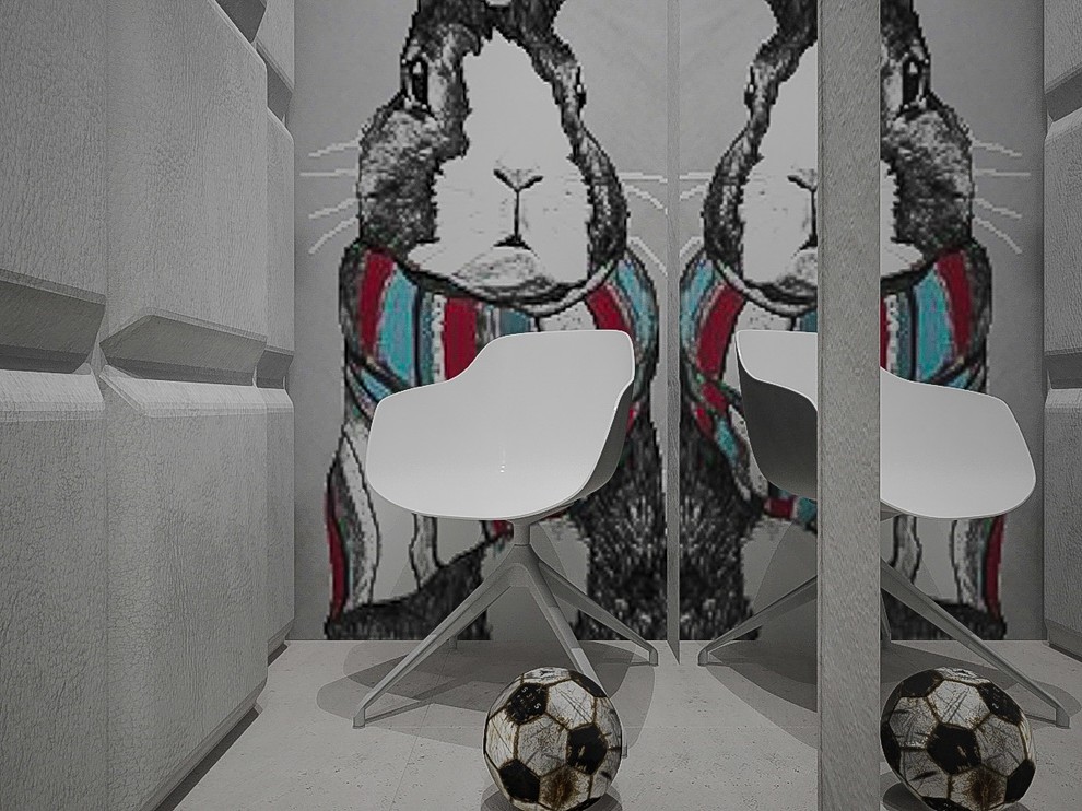 Гардеробная в детской комнате