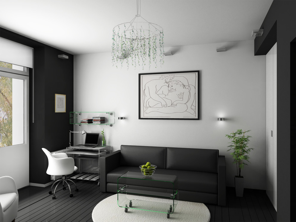 Минимализм в трехкомнатных апартаментах