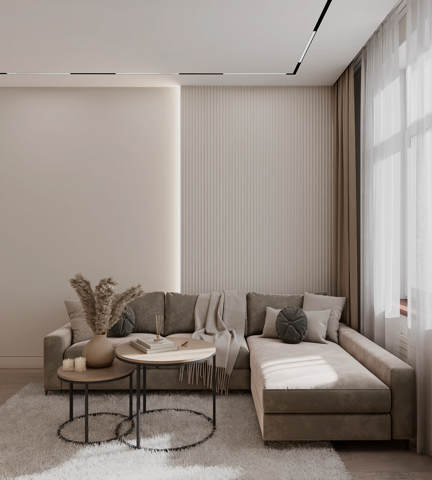 Дизайн проект Московской квартиры для семьи с сыном