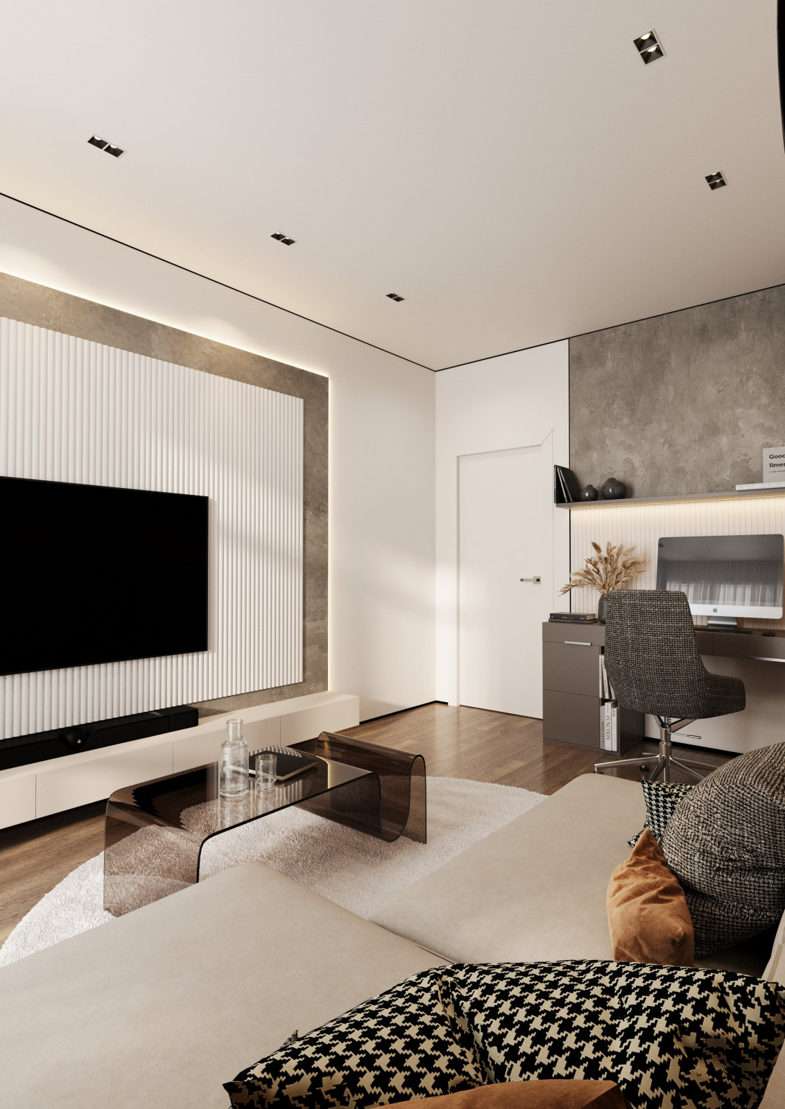 Дизайн-проект квартиры Жк «Вишневый сад» в г. Хабаровск