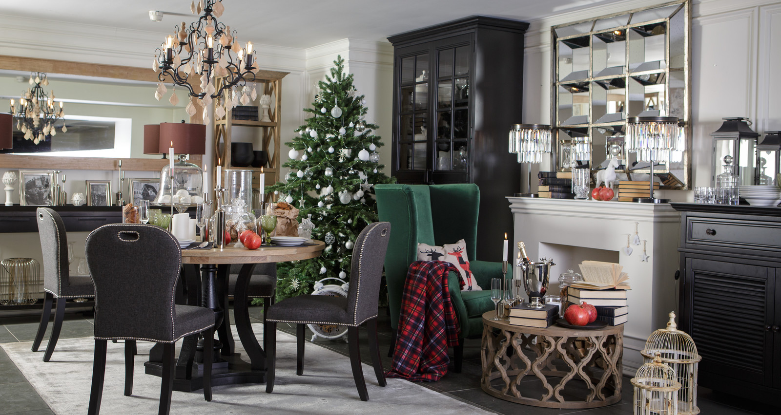 Новогодний интерьер гостиной