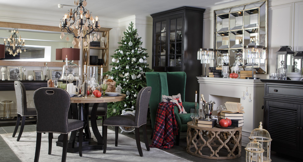 Новогодний интерьер гостиной