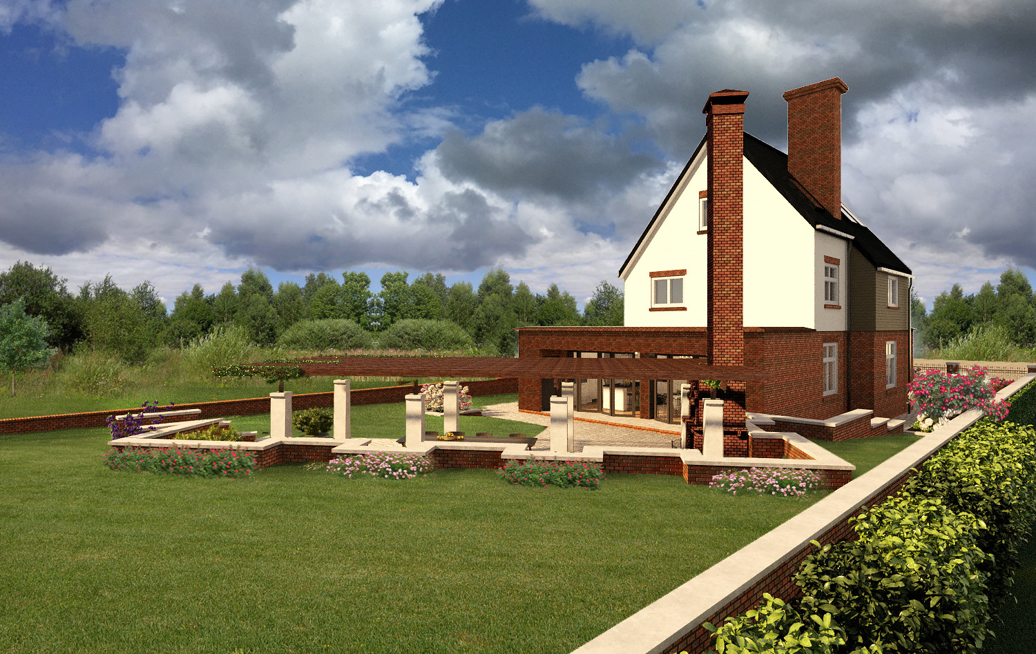 Concepturаl visual renders of private house / Nottinghamshire / England / the UK