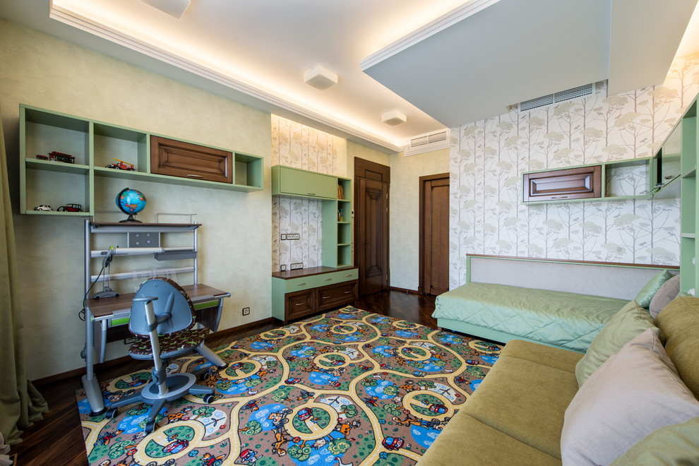 Зеленая детская - комната младшаго сына