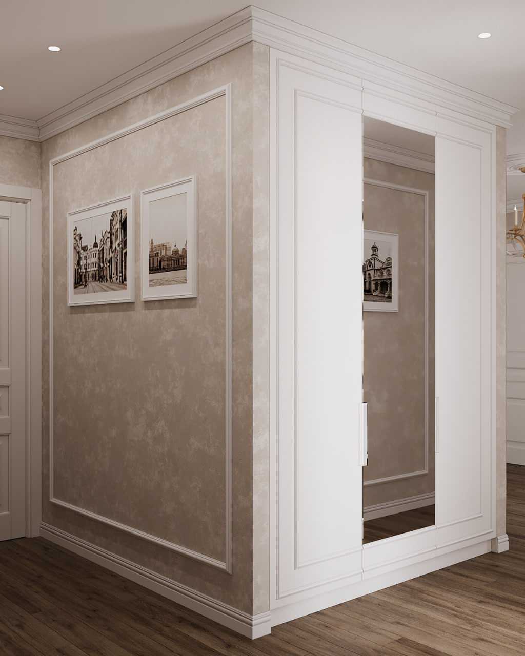 Дизайн-проект квартиры в "Сталинке" в классическом стиле