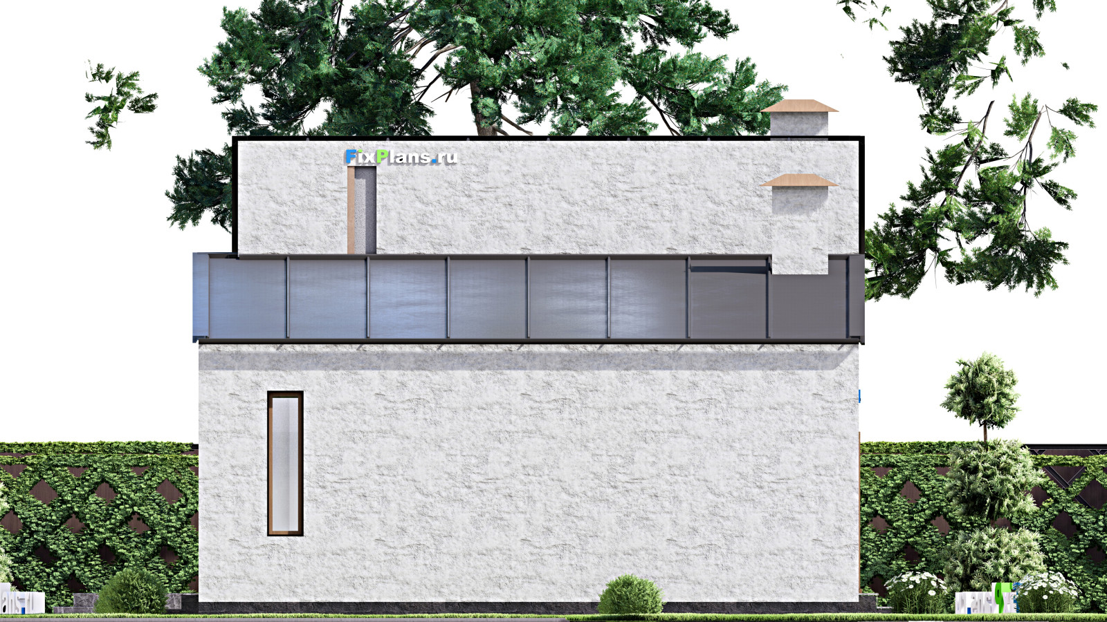 Проект одноэтажного дома 15х11м S111м2 F-14444