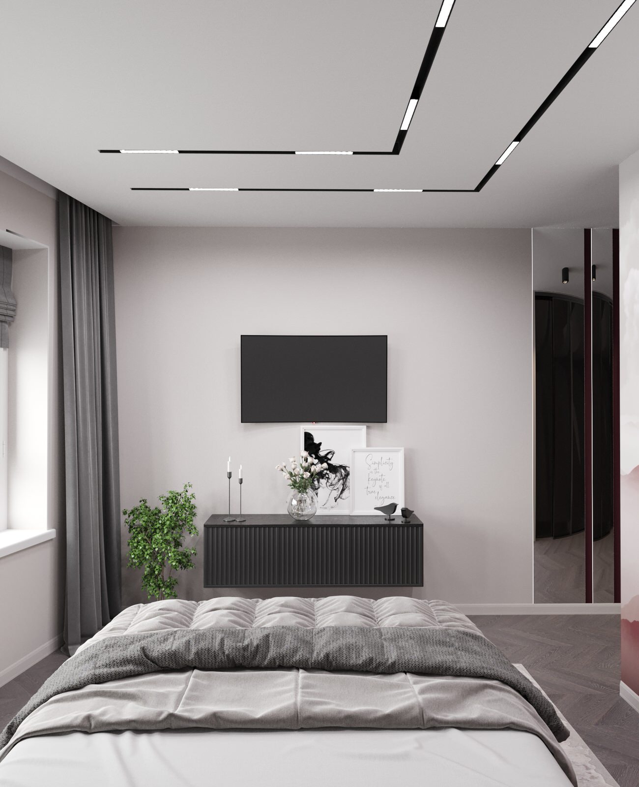 ЖК Красный Аксай. Двухкомнатная квартира в современном стиле