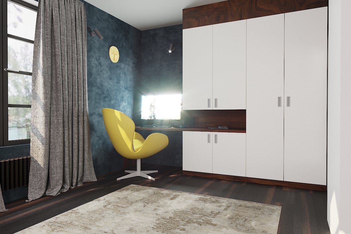 Загородный частный дом, с кухней, одной спальней, и верандой с огромными панорам