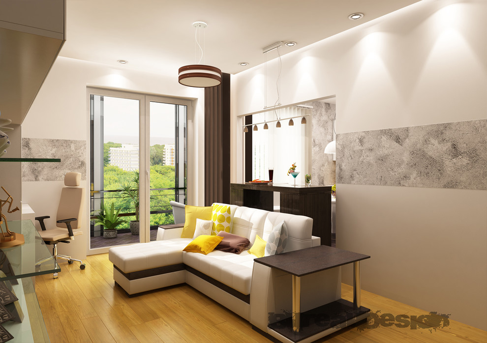 Дизайн-проект квартиры, 38 м2, г. Калуга, ЖК "Хороший"