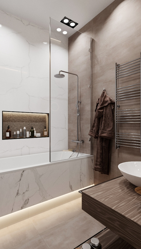 Светлая квартира для молодой девушки