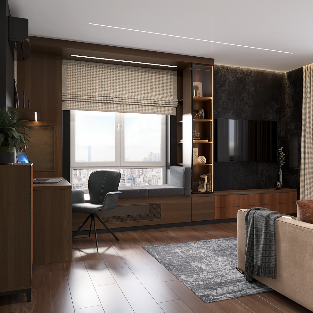 Уютный черный