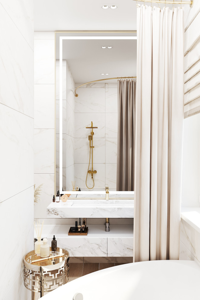 Обложка проекта: Дизайн-проект квартиры для молодой девушки