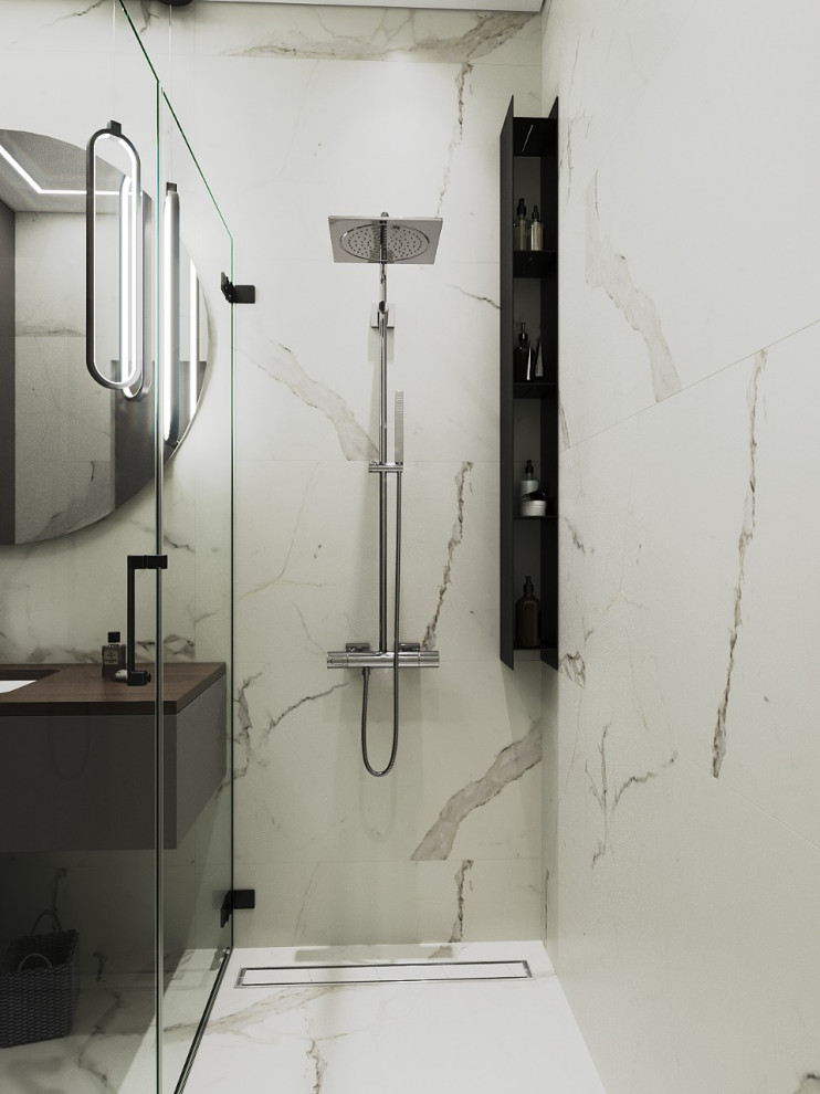 Варианты санузла в частном доме при гостевой спальне