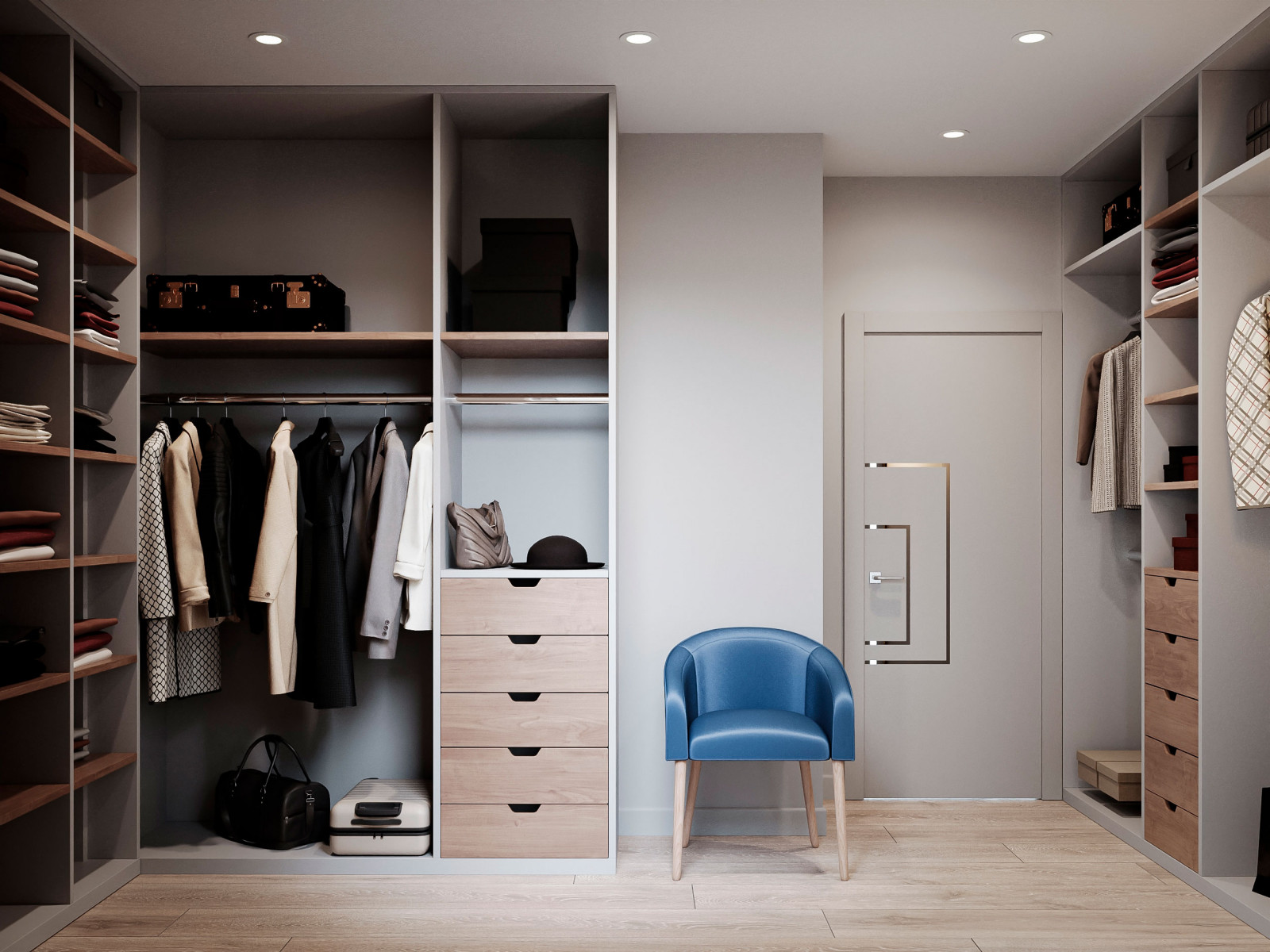 Двухэтажный дом для большой семьи