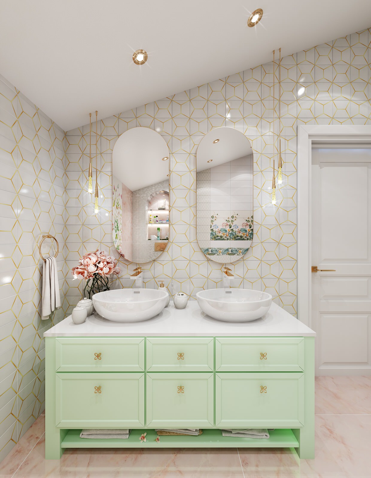 Обложка проекта: санузел для двух девочек