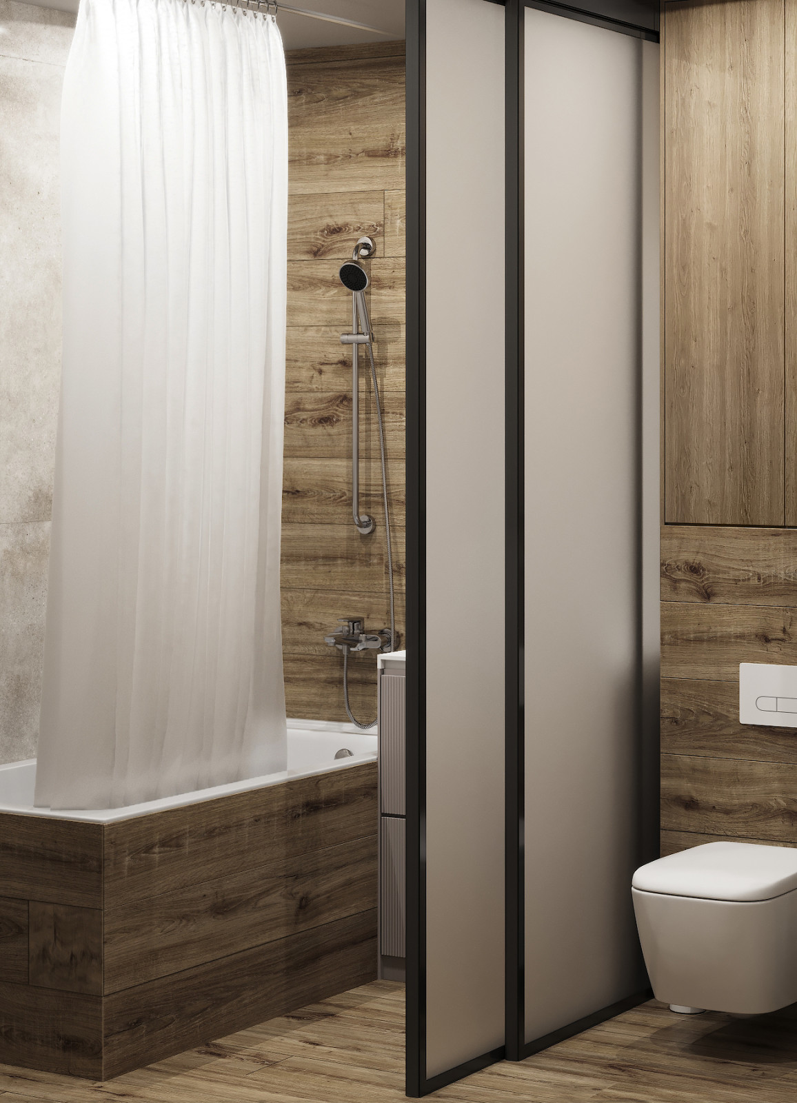 "Прикоснись к природе", квартира в Москве, 68 м2