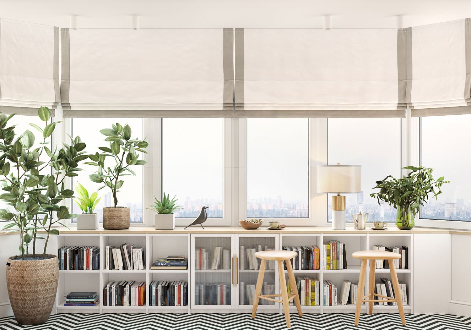 Дизайн интерьера двухуровневой квартиры в г. Раменское