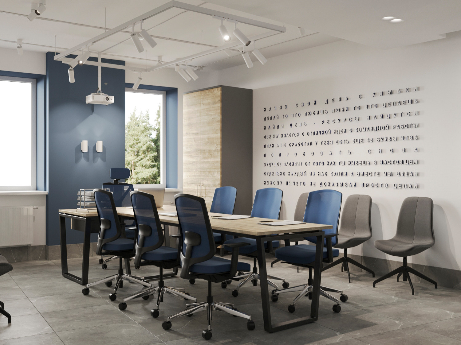 Обложка проекта: Офис в Москве 598 м.кв.