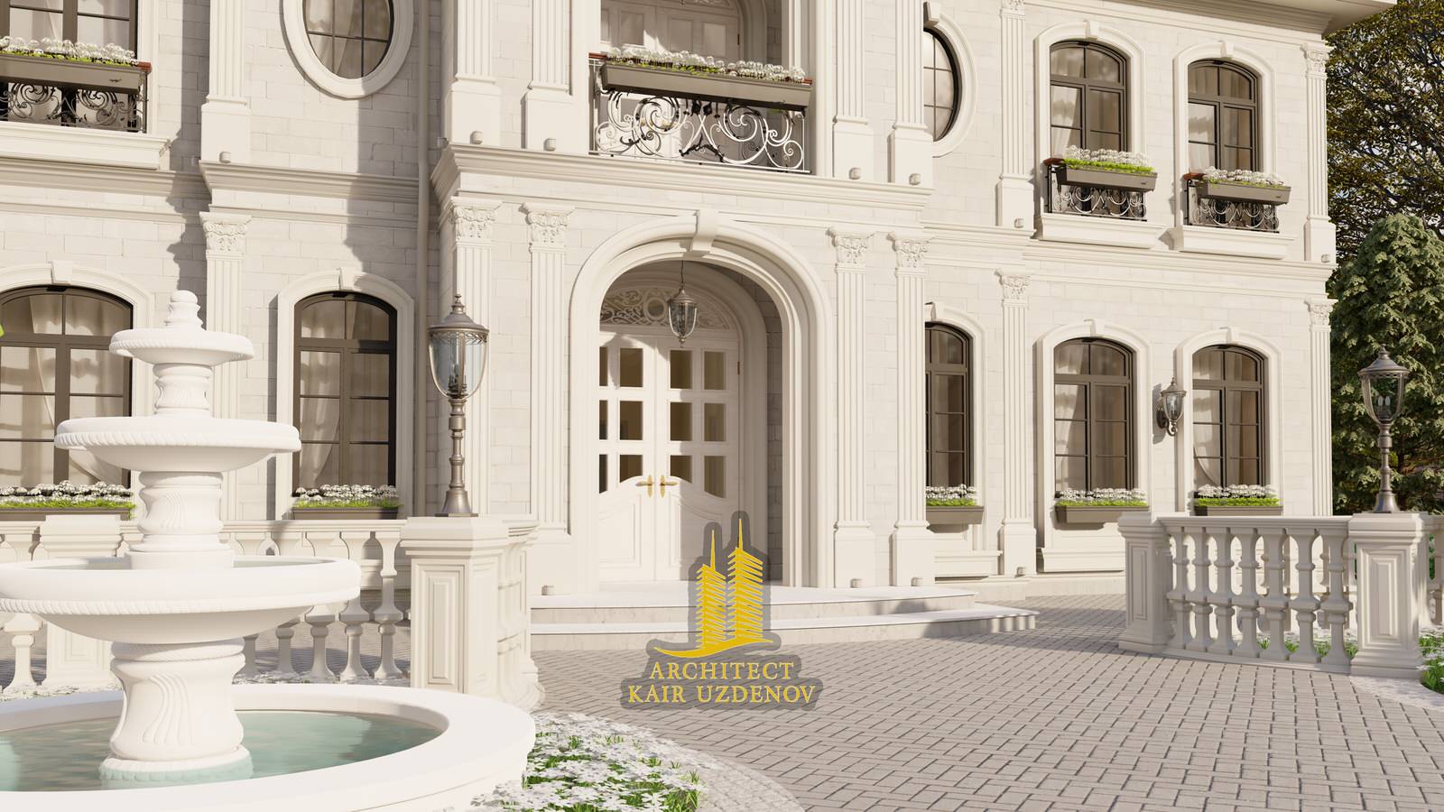 Проект дома в стиле Французский ренесанс