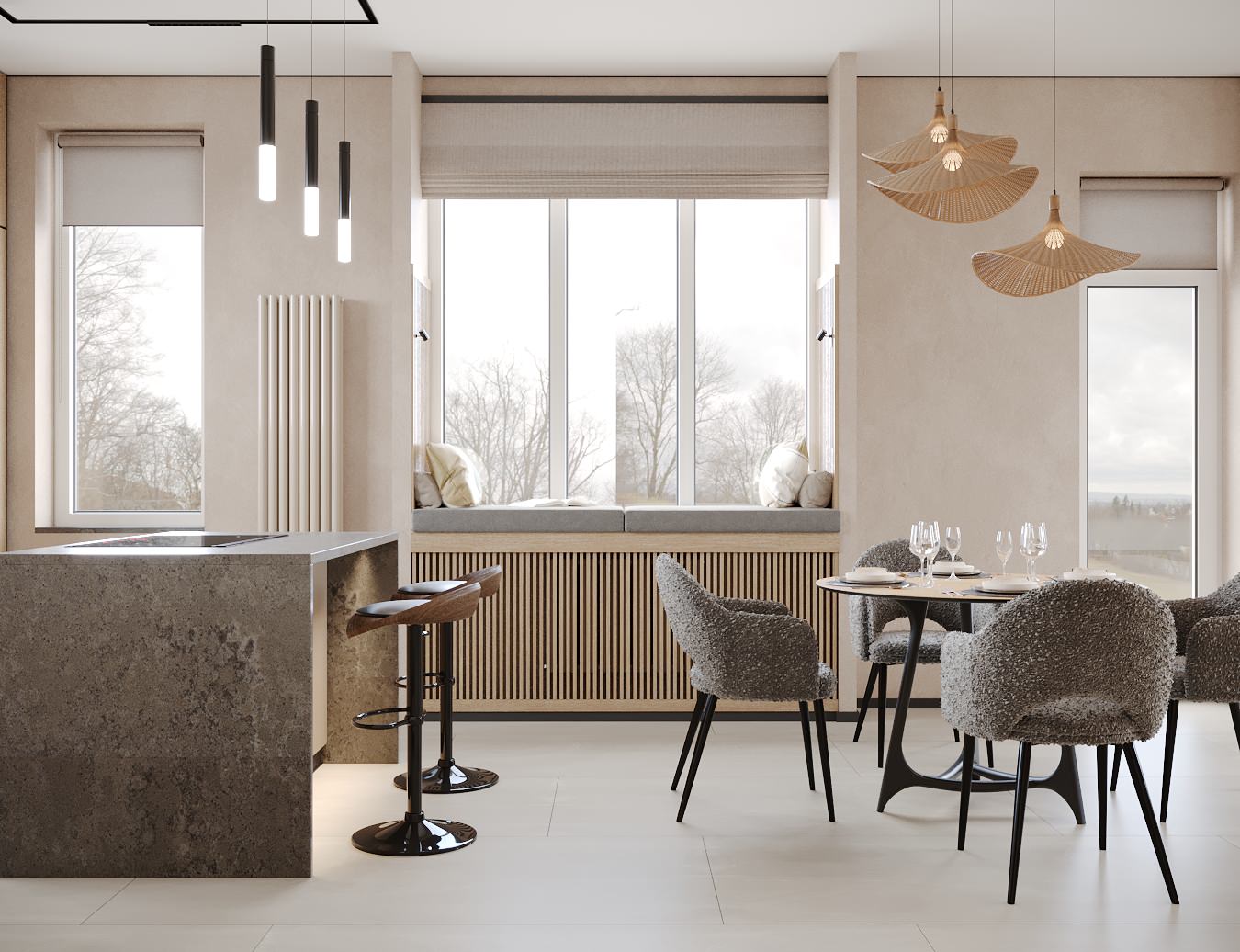 Кухня-гостиная