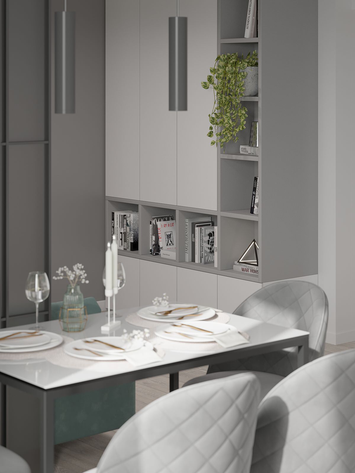 Кухня-гостиная в современном стиле