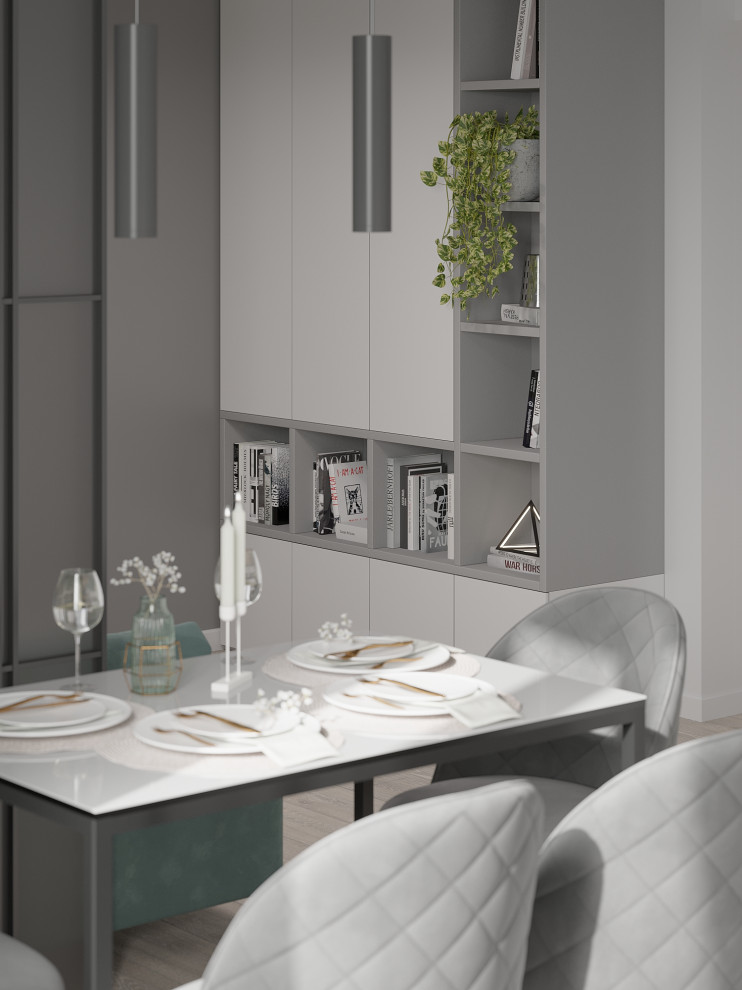 Кухня-гостиная в современном стиле