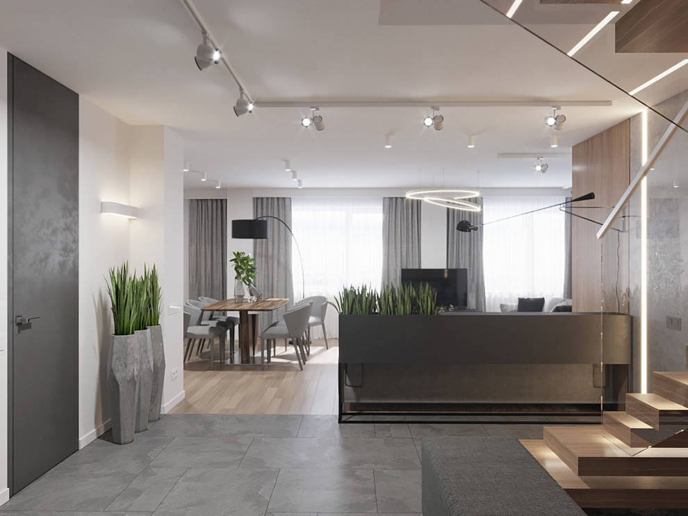 Бетон и дерево