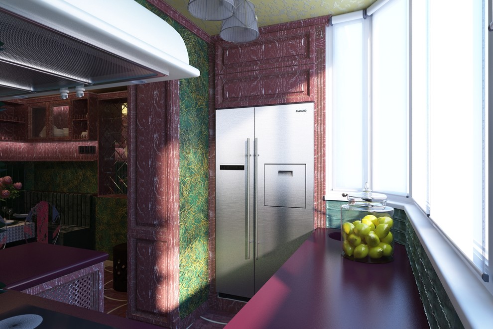 Дизайн интерьера в очень эклектичном стиле