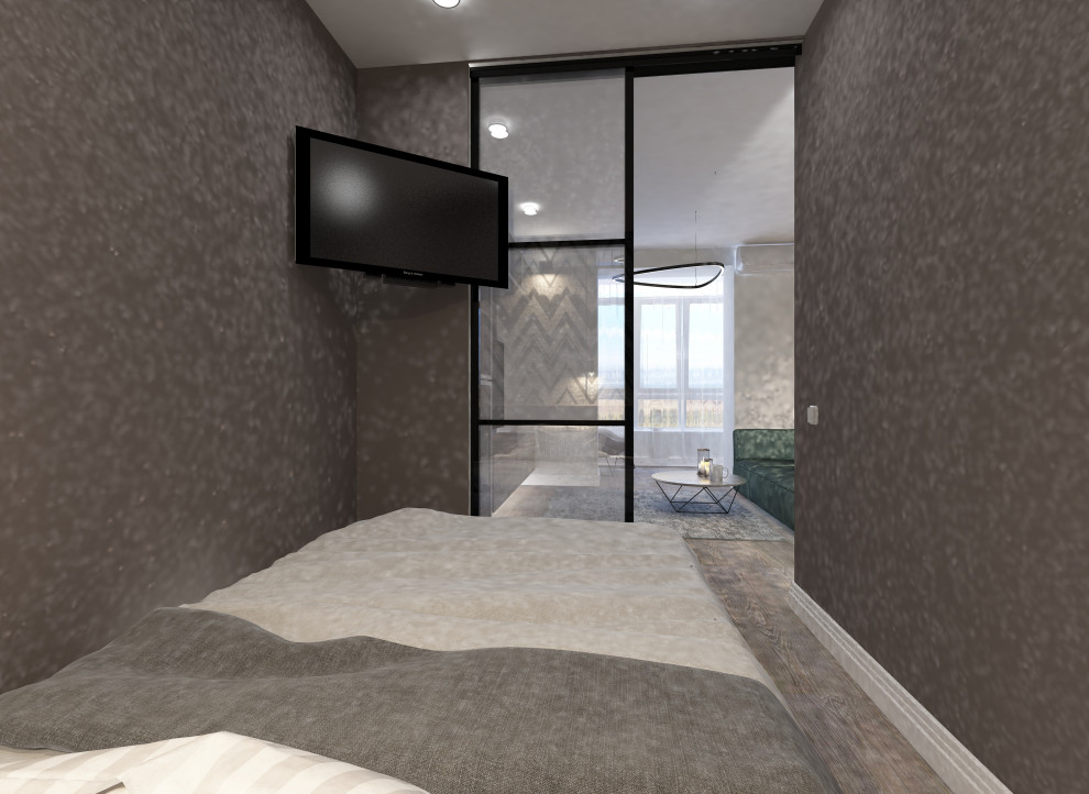 дизайн квартиры 42 кв.м ЖК Булгаковский парк