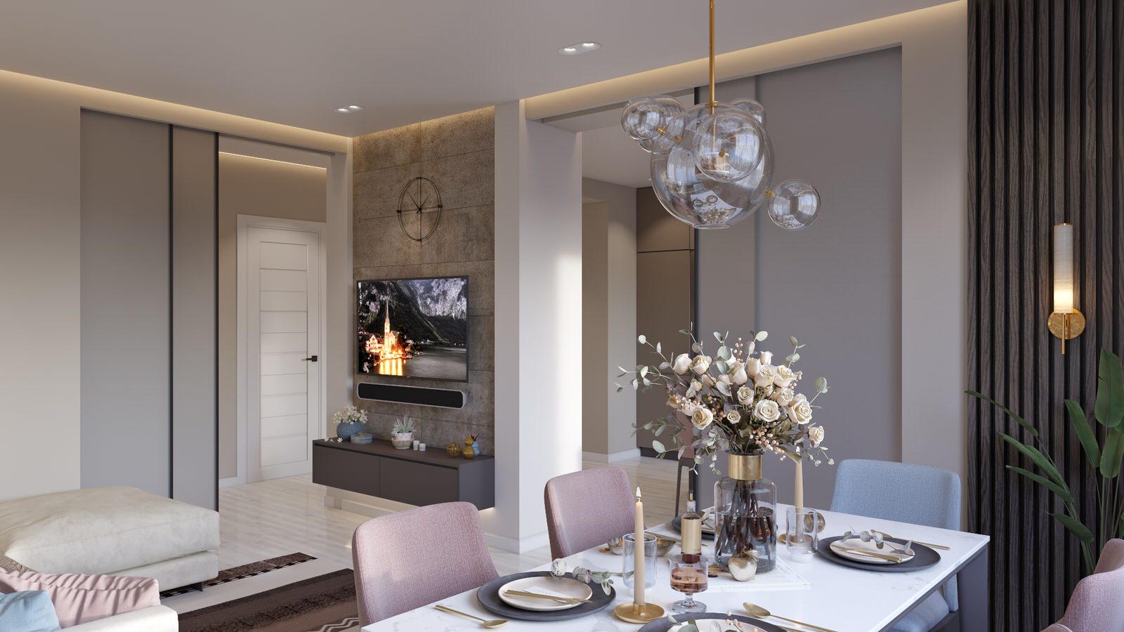 Обложка проекта: Дизайн четырехкомнатной квартиры Киев