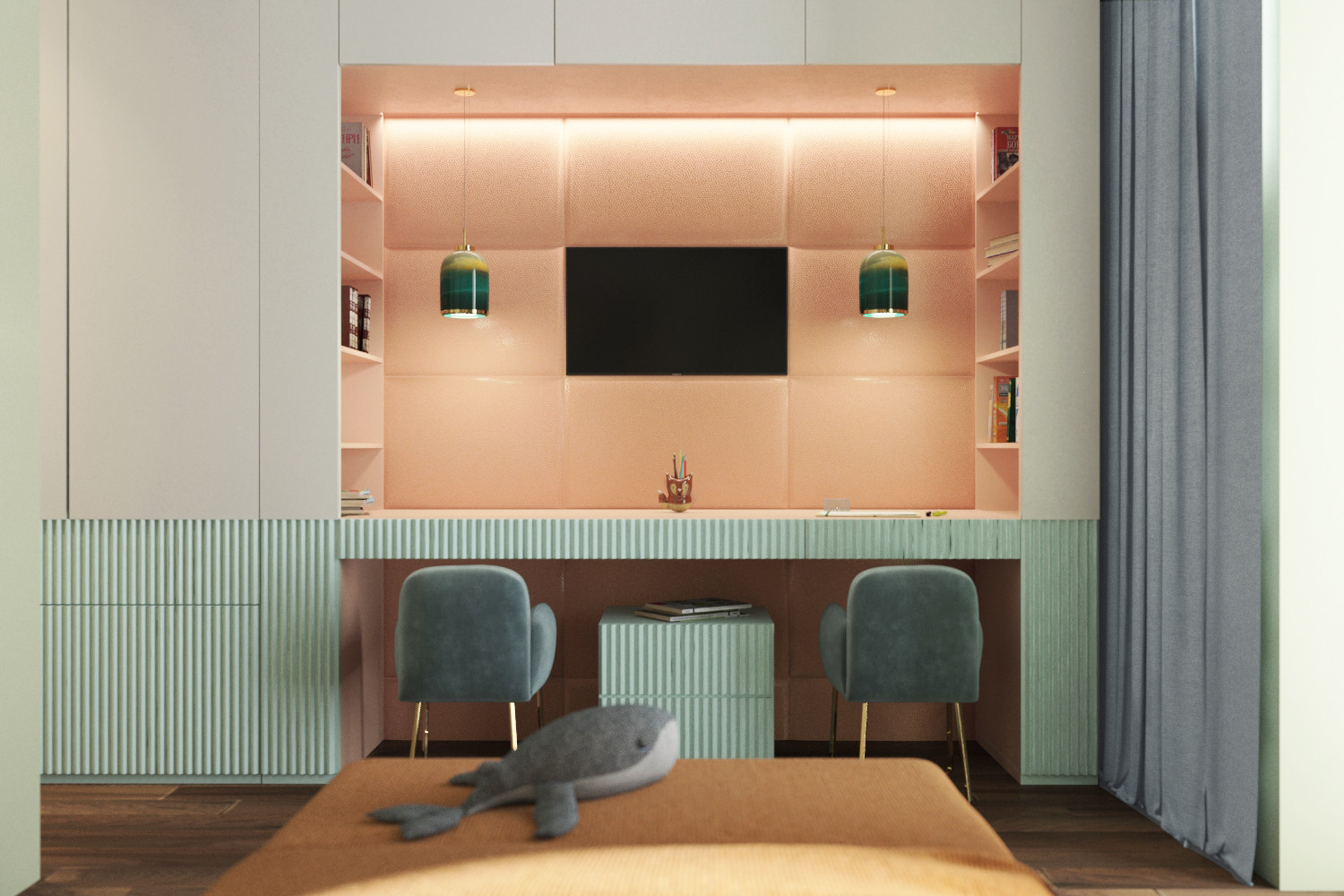 Villa  sul mare con la  vista Vesuvio