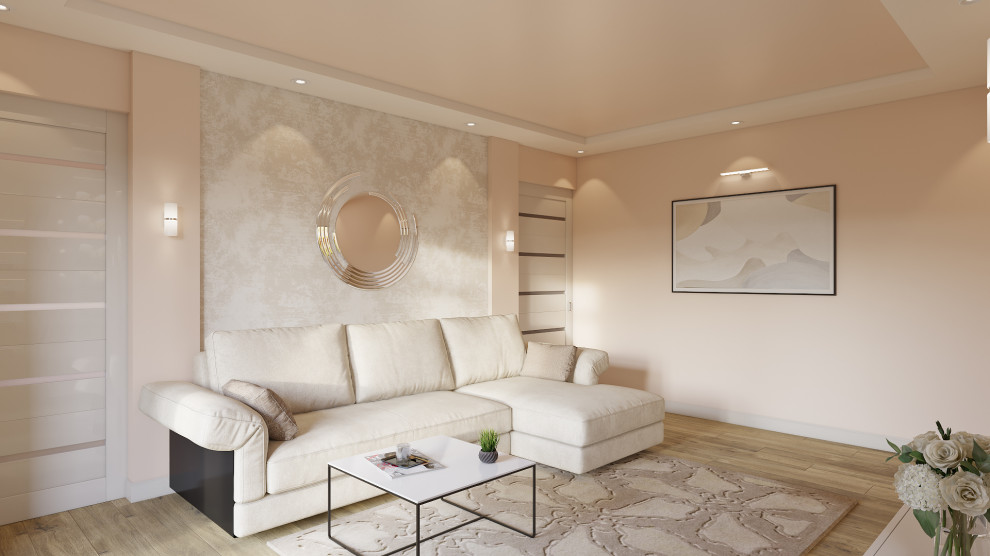 Дизайн двухкомнатной квартиры 44 м2