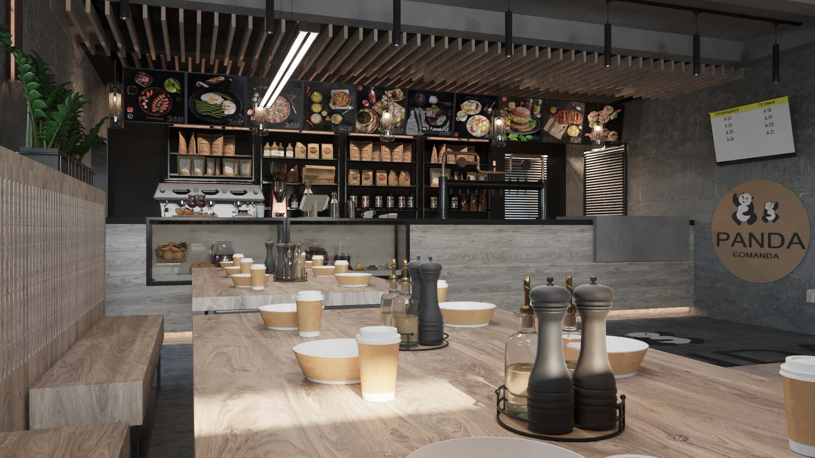 Restaurant_016_визуализация интерьера ресторана в г. Санкт-Петербург