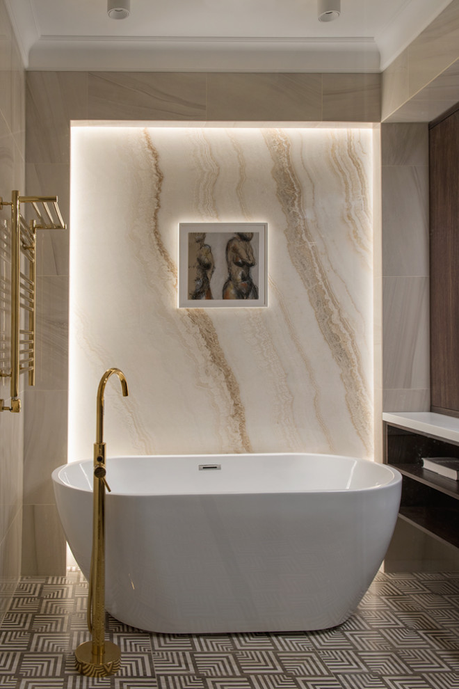 Ванная комната в ЖК Доской олимп.