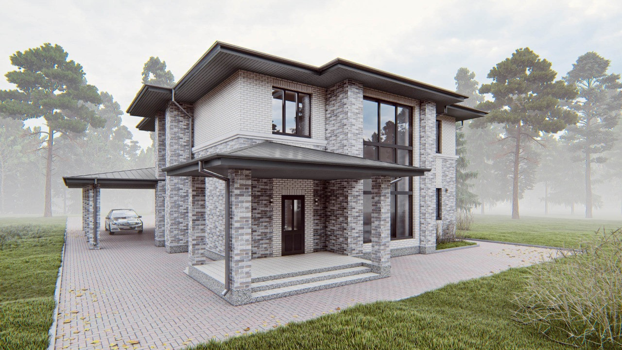 Обложка проекта: Проект индивидуального дома в Валуево