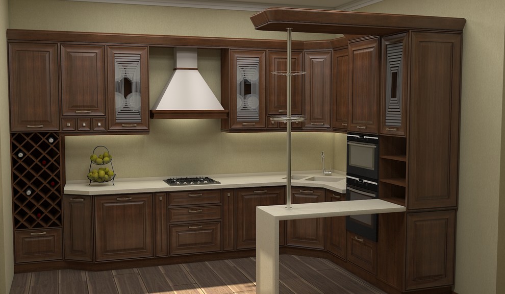 Индивидуально проектирование и изготовление кухонь.