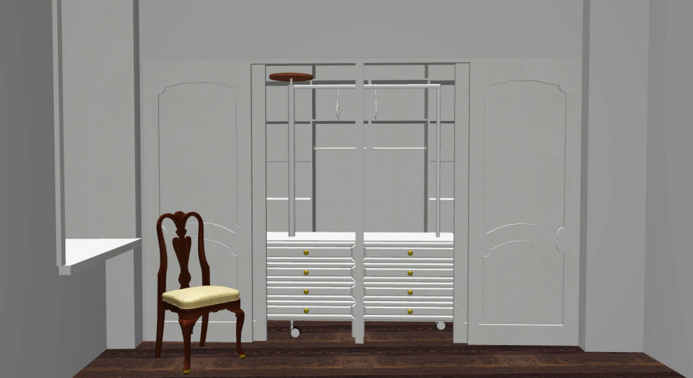 Английский колониальный. Дизайн-проект квартиры в историческом доме 1890 года на