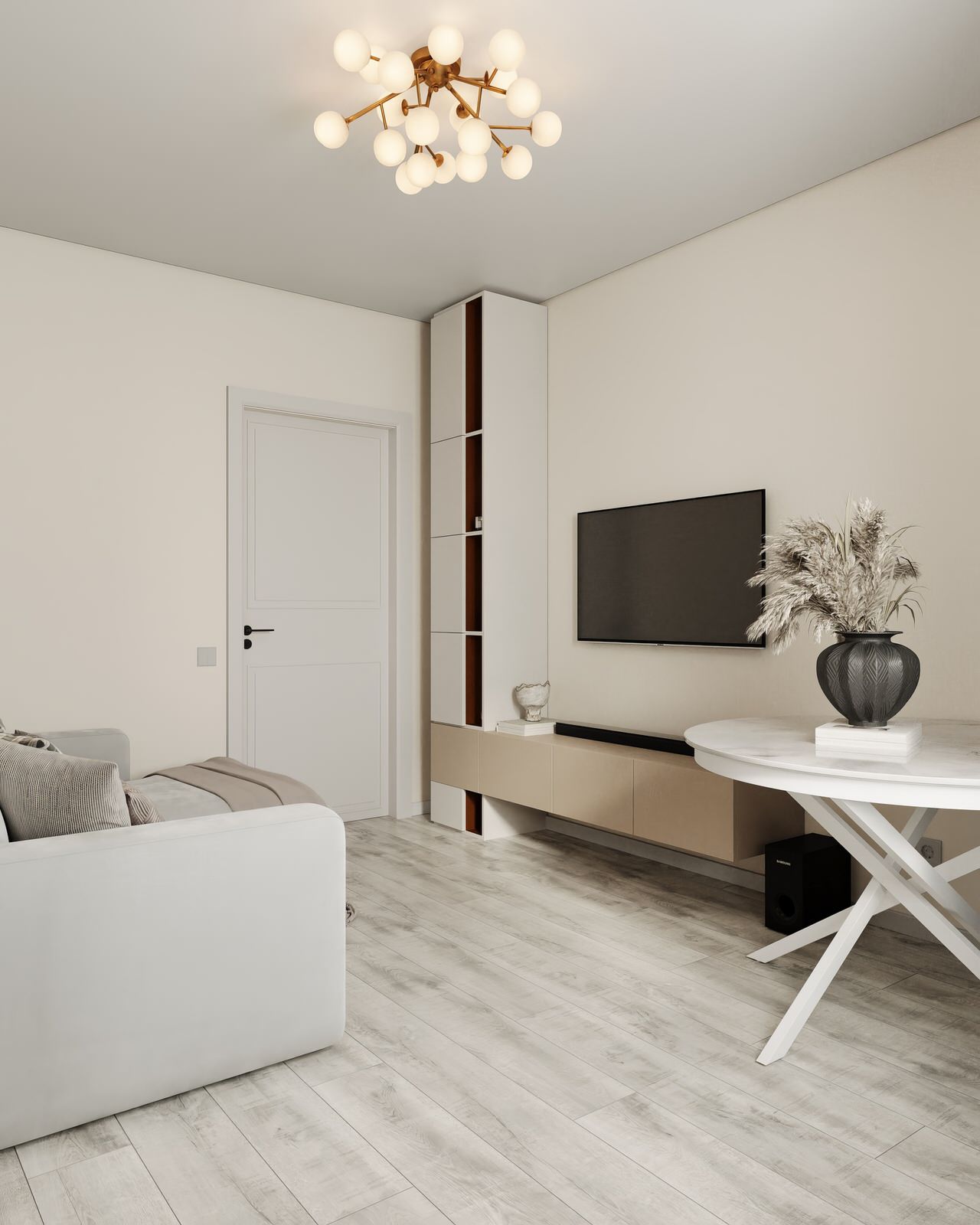 Четырехкомнатная квартира в сердце города