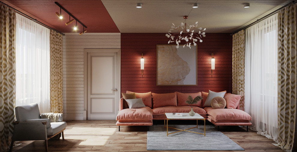 Дом, отделанный вагонкой, 55м2