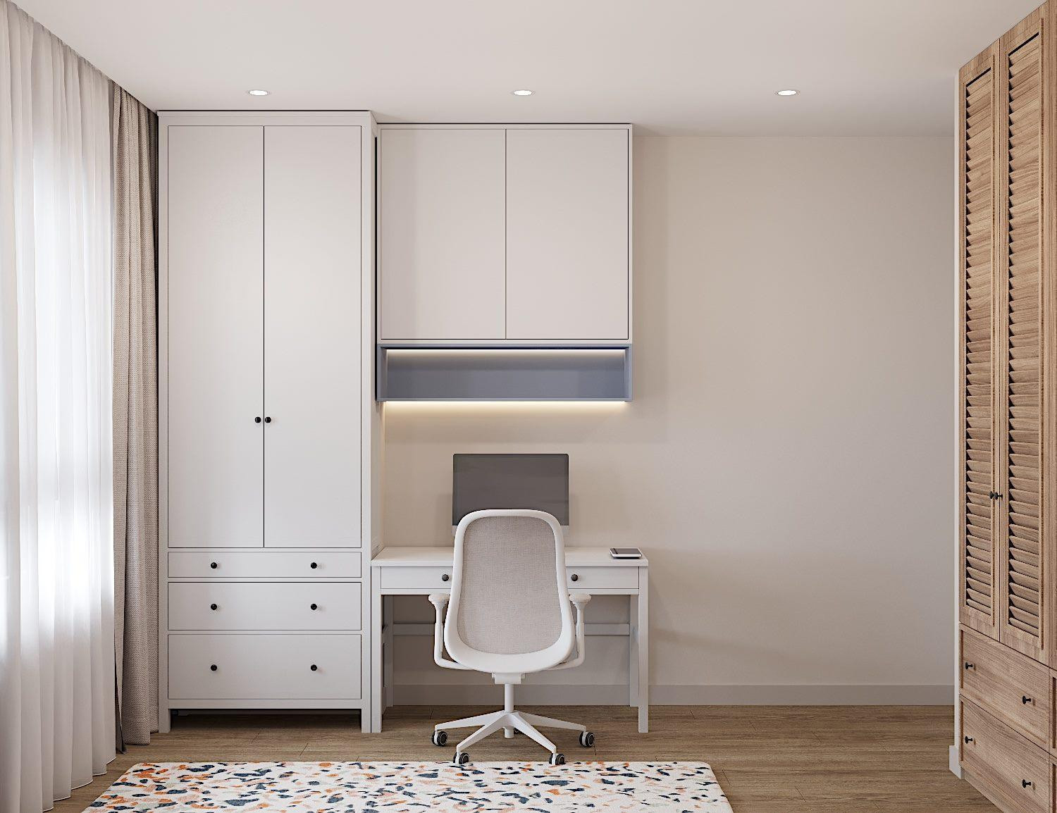 Яркая эклектичная квартира 85м2 в Новороссийске