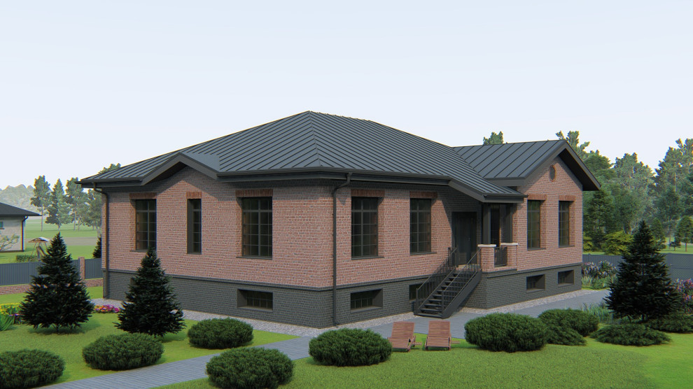 Обложка проекта: "Барсово", дом с цокольным этажом