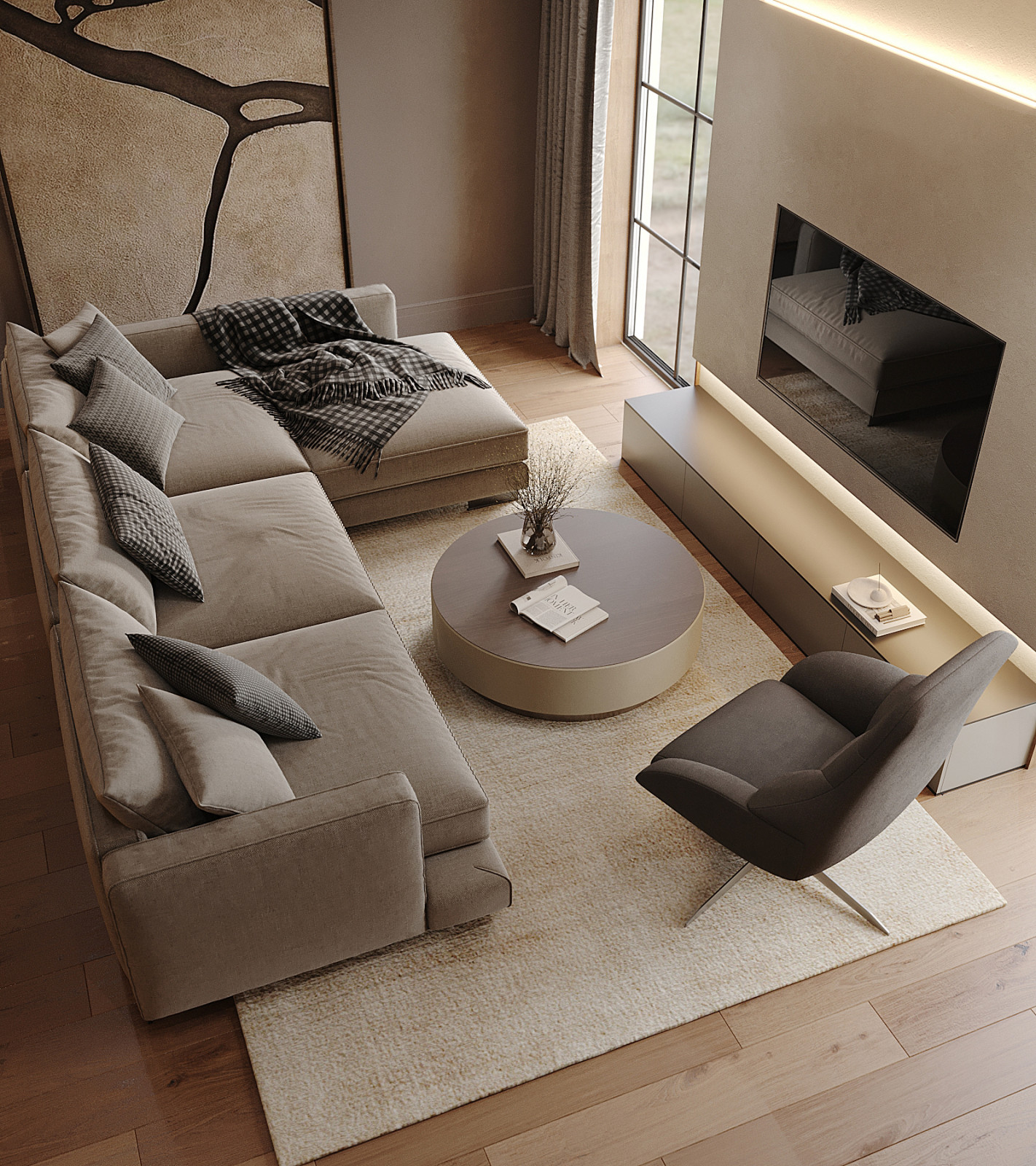 Дизайн-проект загородного дома в пригороде Лондона