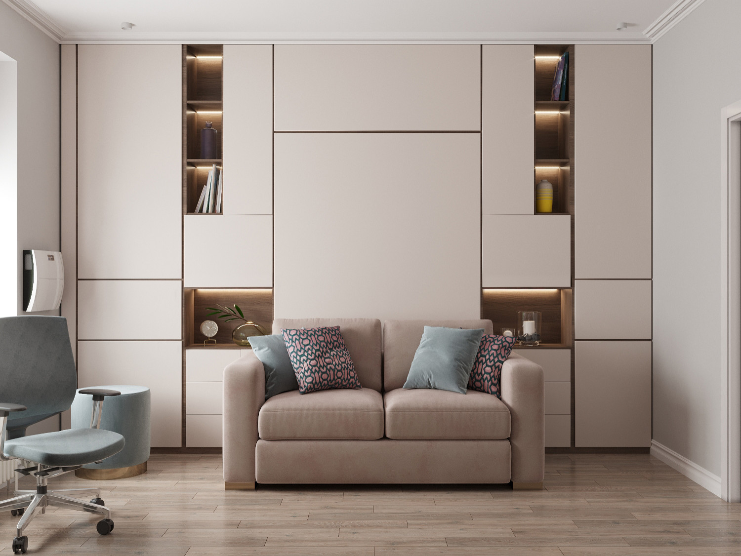 Кроввать-трансформер в сложенном виде