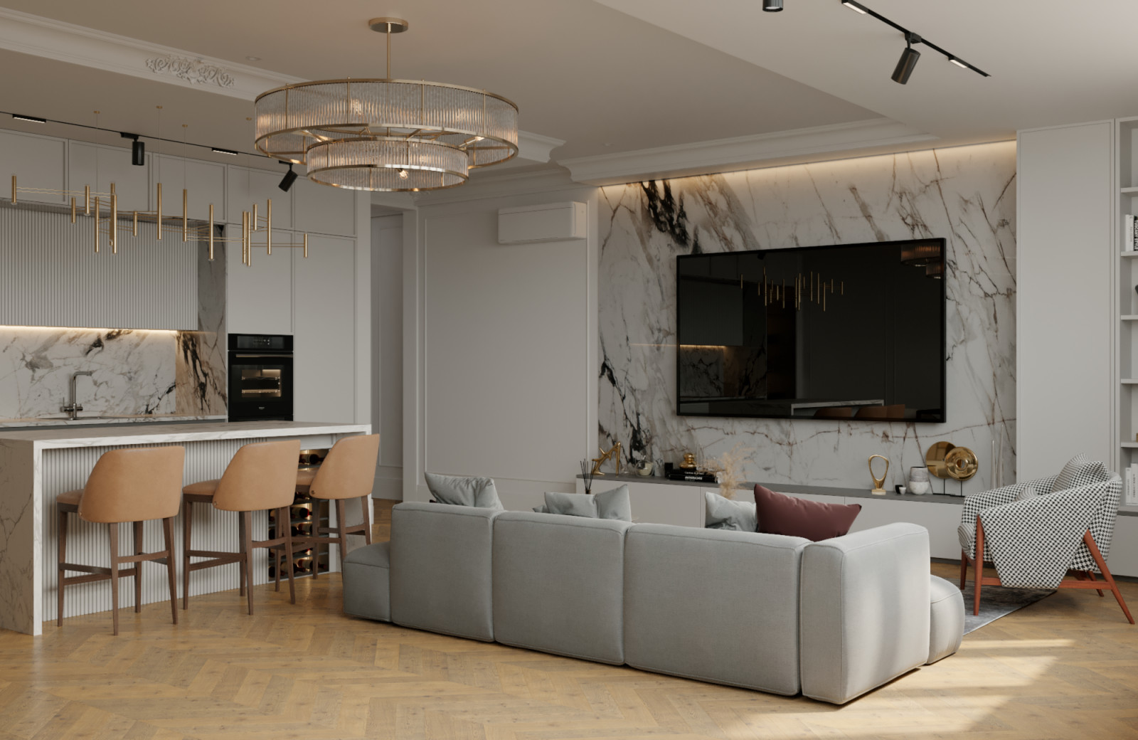 Кухня-Гостиная 53 м², Ростов-на-Дону