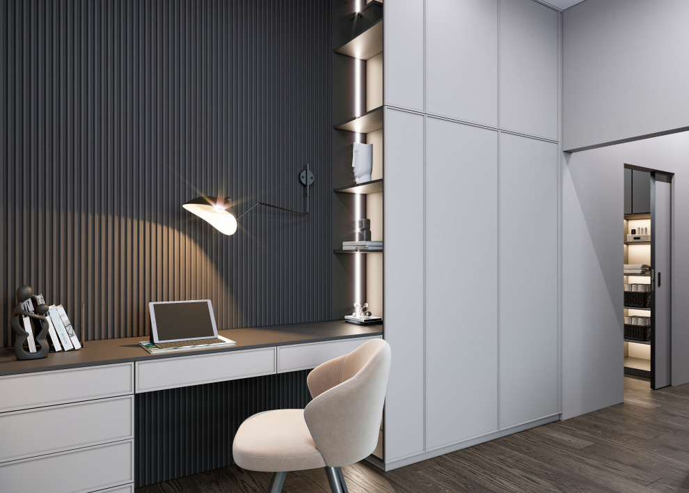 Двухкомнатная квартира в контрастном дизайне