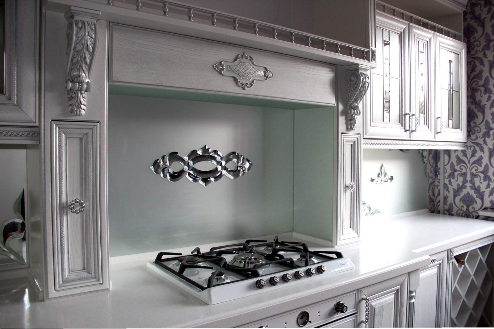 Витражные скинали для итальянской кухни