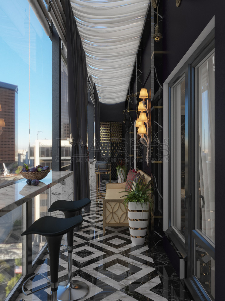 Арт-деко. Дизайн 4-ной квартиры 188кв.м